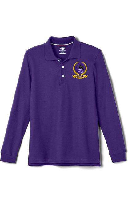 LULA Boys' Long Sleeve Polo